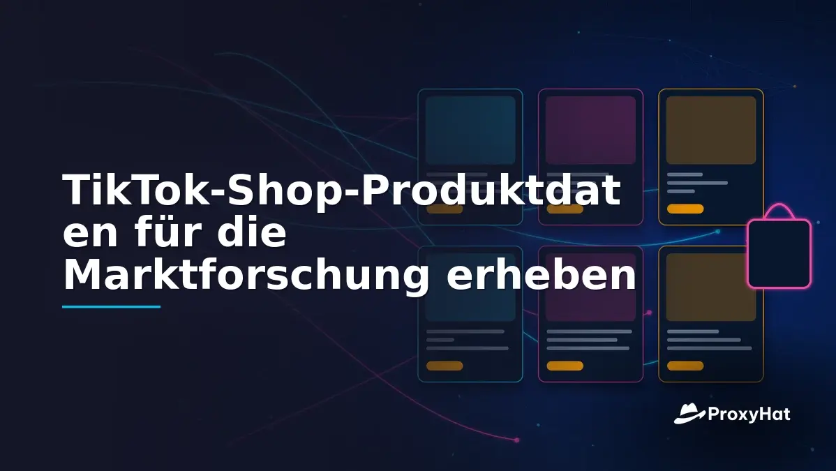 Collecting TikTok Shop Product Data for Market Research