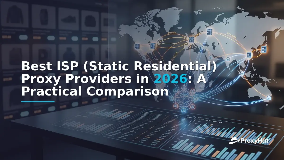 Best ISP (Static Residential) Proxy Providers in 2026: A Practical Comparison