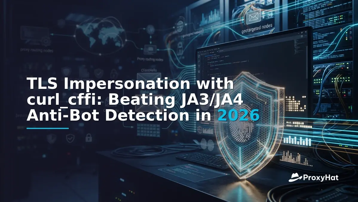 TLS Impersonation with curl_cffi: Beating JA3/JA4 Anti-Bot Detection in 2026