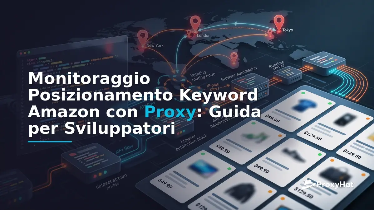 Amazon Keyword Rank Tracking with Proxies: A Developer's Guide