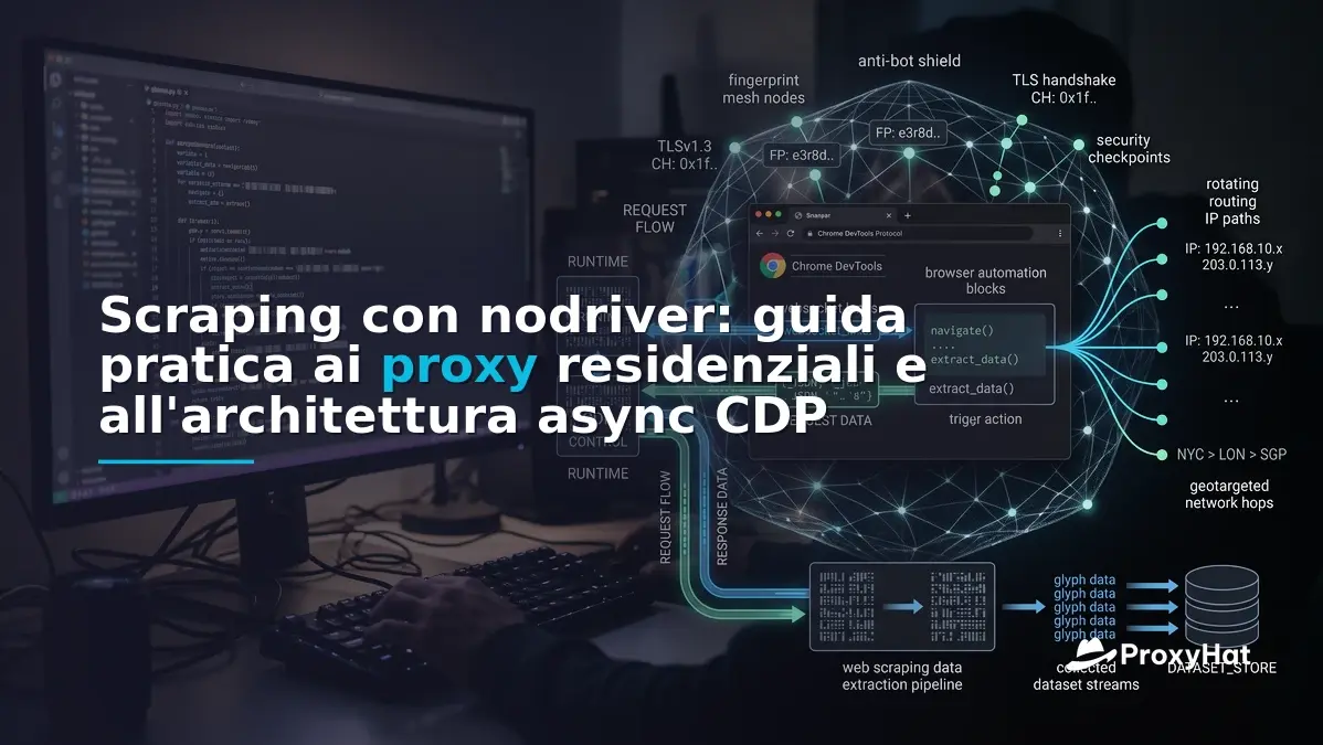 Scraping With nodriver: A Practical Guide to Async CDP + Residential Proxies