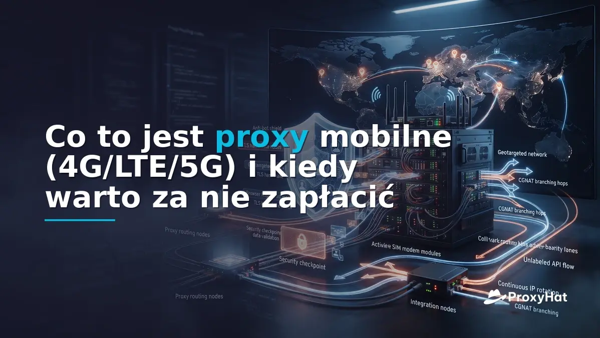 What Is a Mobile (4G/LTE) Proxy? A Developer's Guide to Carrier IPs, Trust Scores, and Cost Trade-offs