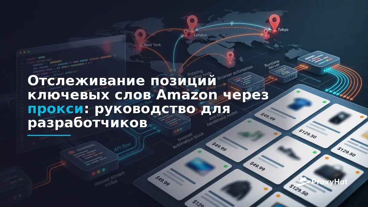 Amazon Keyword Rank Tracking with Proxies: A Developer's Guide
