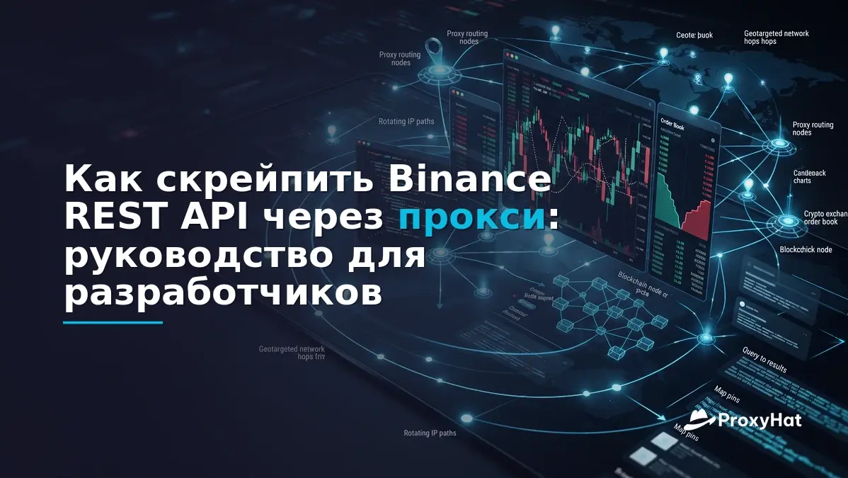 How to Scrape the Binance REST API with Proxies: A Developer Guide