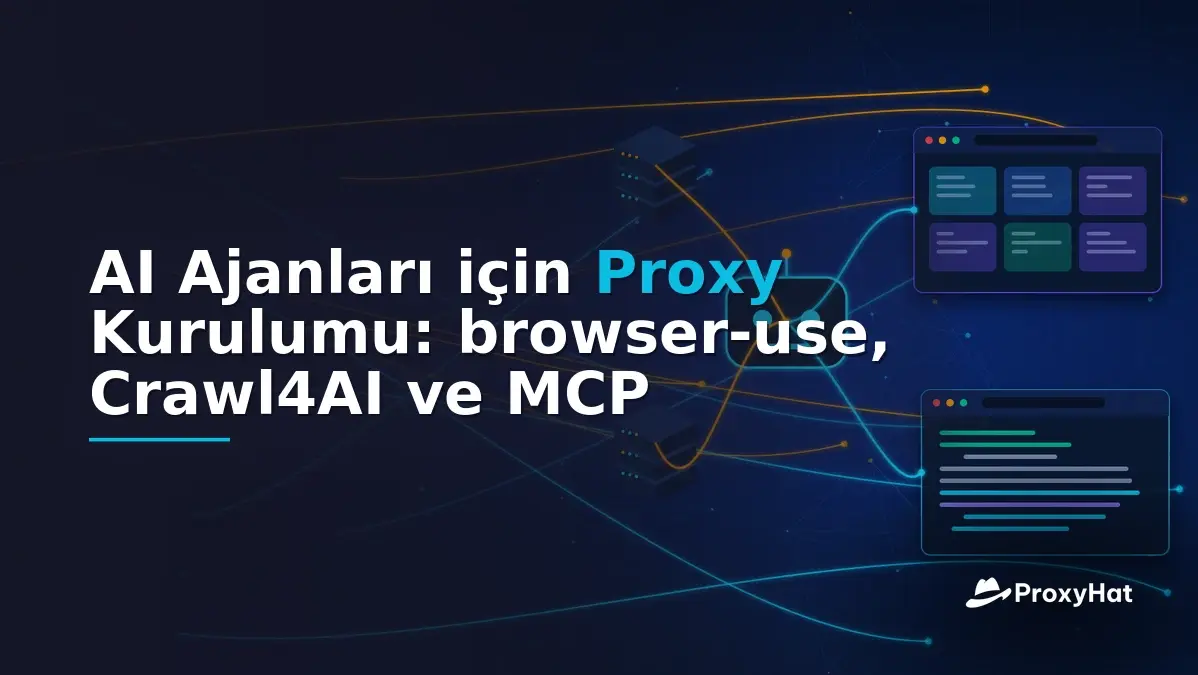 Proxy Setup for AI Agents: browser-use, Crawl4AI and an MCP Server