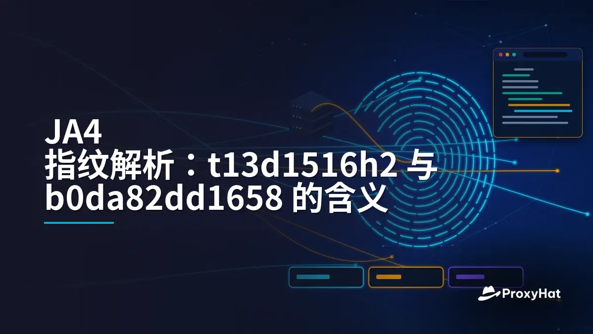 JA4 Fingerprint Decoded: What t13d1516h2 and b0da82dd1658 Mean