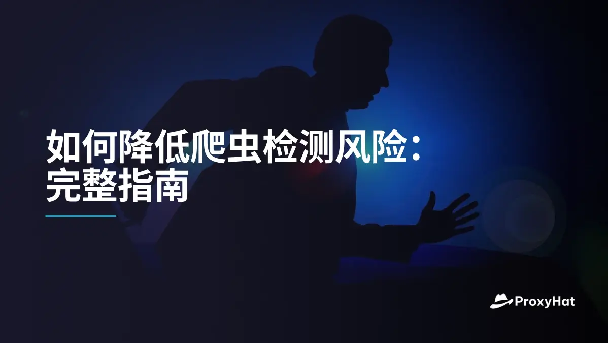 如何降低爬虫检测风险:完整指南
