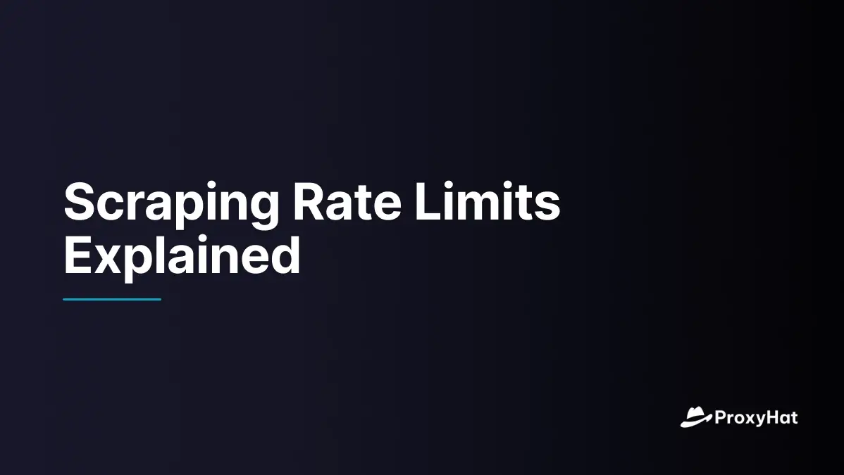 Scraping Rate Limits Explained