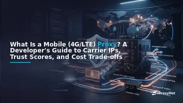 What Is a Mobile (4G/LTE) Proxy? A Developer's Guide to Carrier IPs, Trust Scores, and Cost Trade-offs