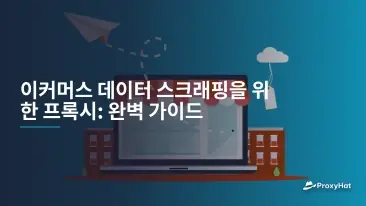 이커머스 데이터 스크래핑을 위한 프록시: 완벽 가이드