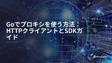 Goでプロキシを使う方法:HTTPクライアントとSDKガイド