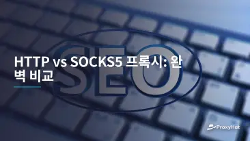 HTTP vs SOCKS5 프록시: 완벽 비교
