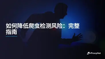 如何降低爬虫检测风险:完整指南