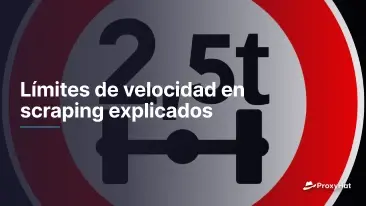 Límites de velocidad en scraping explicados