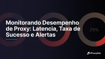 Monitorando Desempenho de Proxy: Latencia, Taxa de Sucesso e Alertas