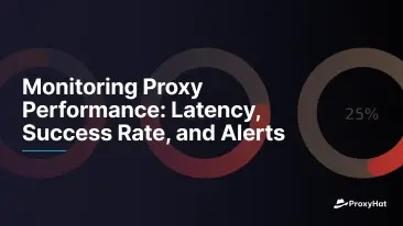 Monitorowanie wydajności proxy: opóźnienie, wskaźnik sukcesu i alerty