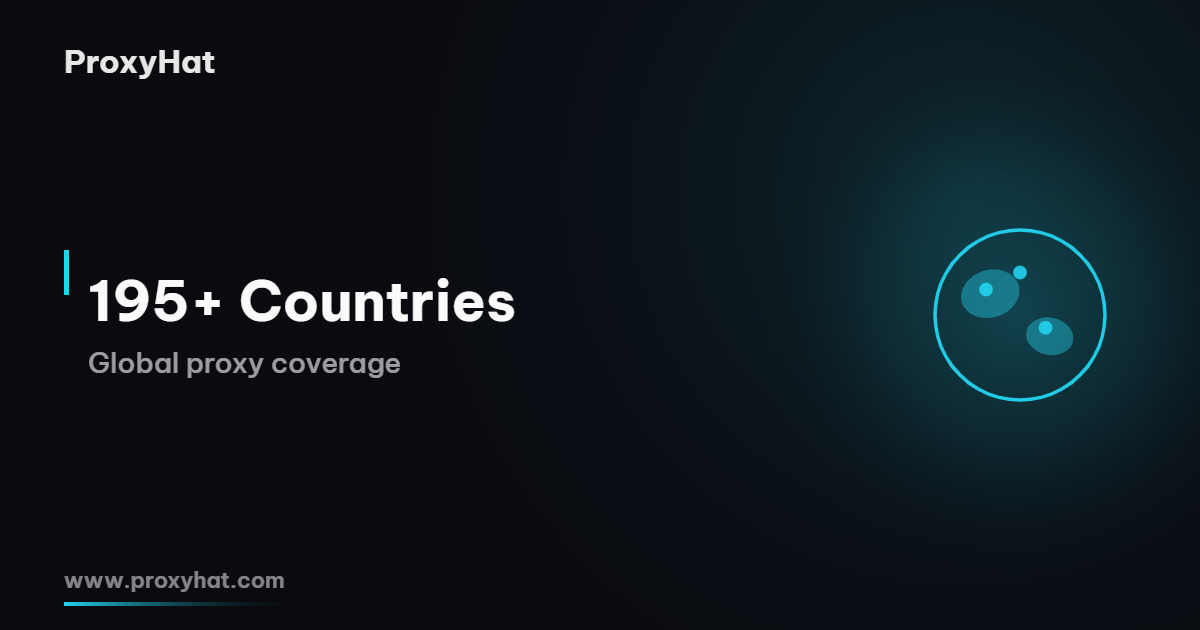 Proxy Locations — 148+ Countries, 1,400+ Cities | ProxyHat